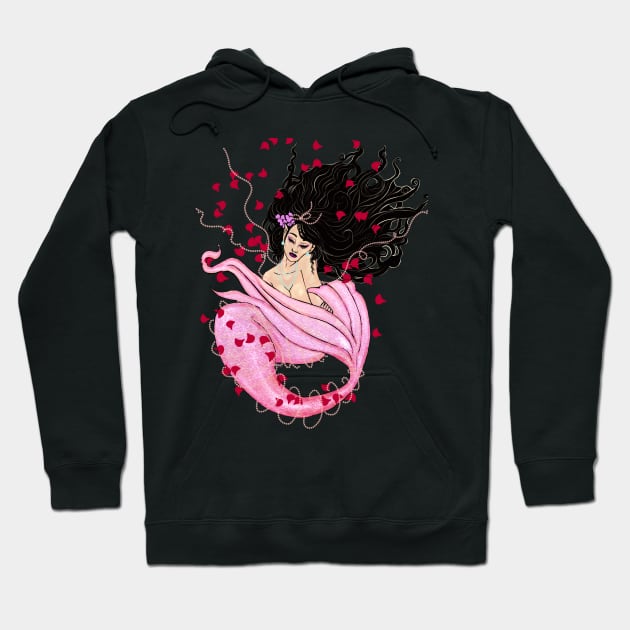 Sulking Siren Hoodie by Gothic Heart Chic